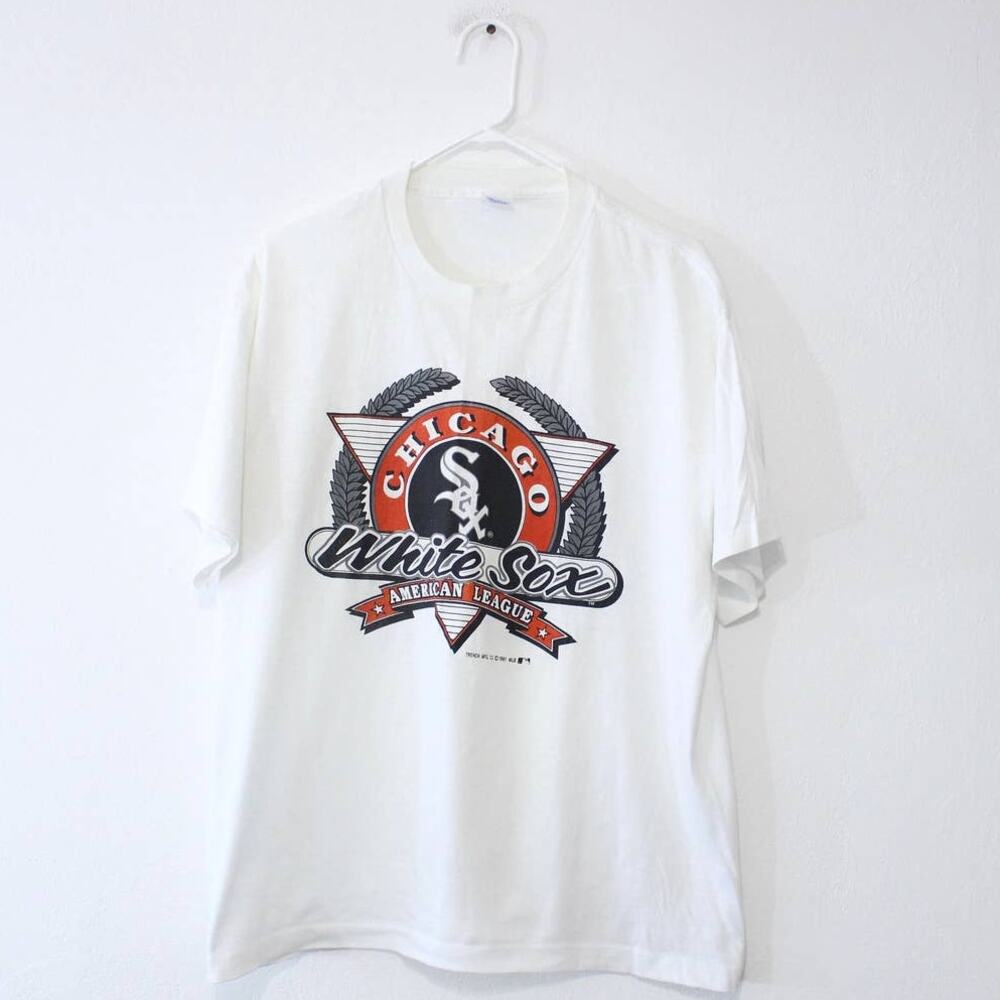 Vintage 90s Chicago White Sox White T-Shirt Men’s XL MLB Baseball